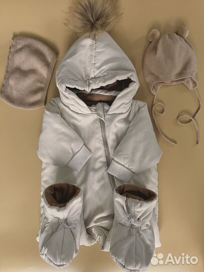 Демисезонный комбинезон для девочки кактак 74