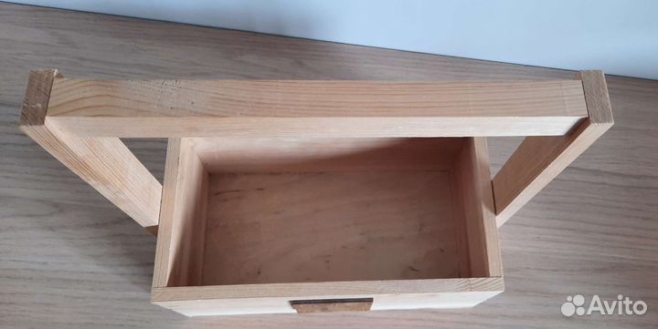 Деревянный ящик для цветов, декор