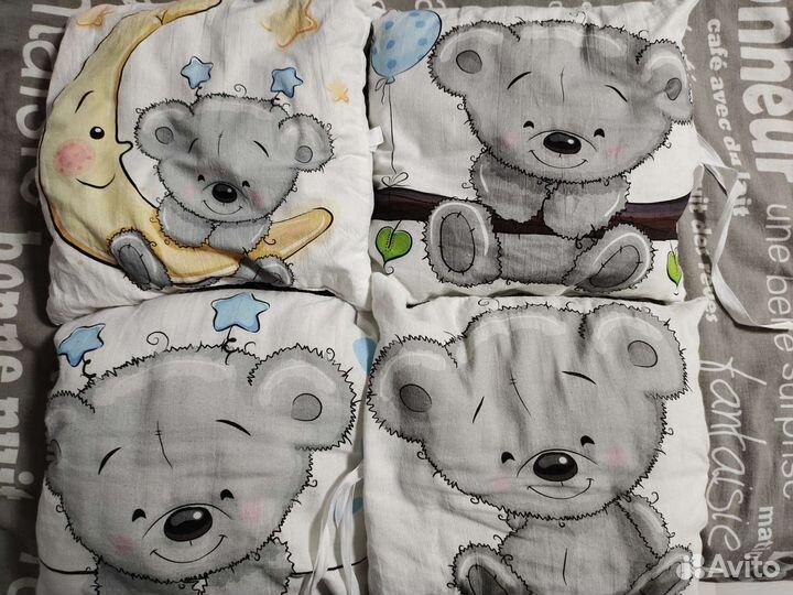 Бортики в кроватку