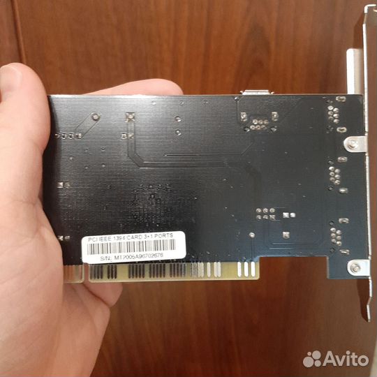 Плата pci - контроллер ieee 1394 (3+1 port)