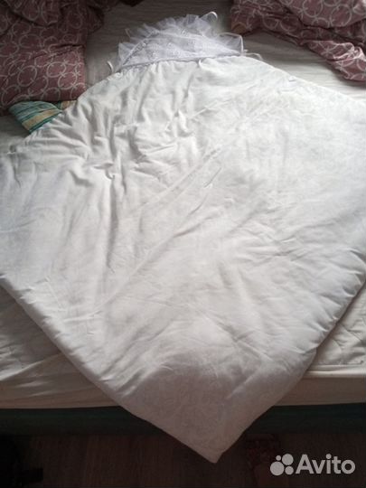 Конверт на выписку для девочки зима