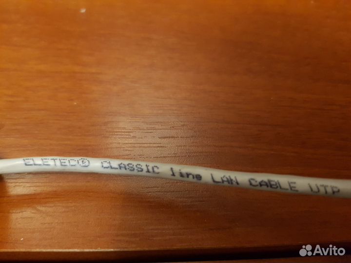 Кабель витая пара UTP 5E Eletec 4x2xAWG24