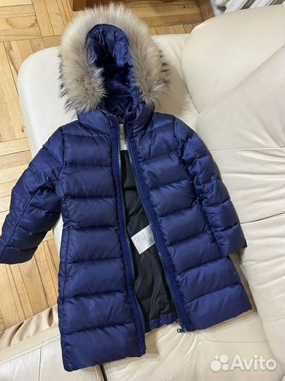 Пуховик moncler на девочку 4 года