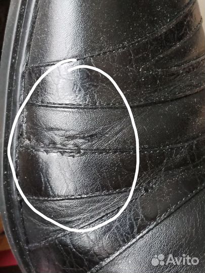 Ботинки кожаные мужские зимние 44 р-р