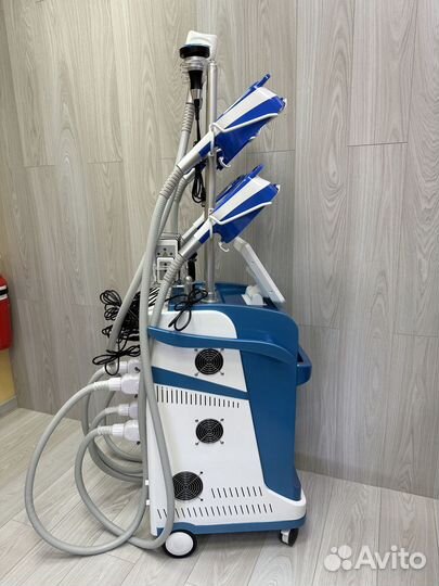 Аппарат для криолиполиза cryo S360 кавитация, рф-лифтинг, лазерный липолиз