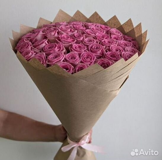 Розы букет 70см 51шт