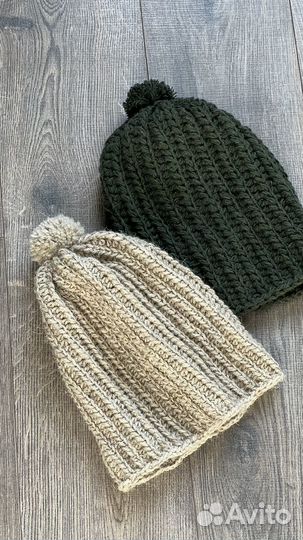 Шапка женская вязаная ручная работа