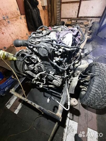 Двигатель 4D56U mitsubishi, всборе с навесным