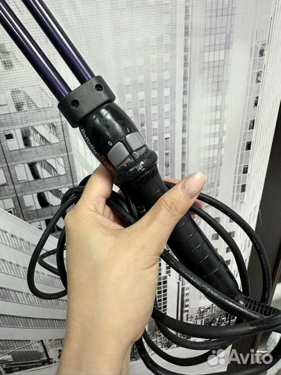 Электроприбор щипцы- вилка для накрутке волос