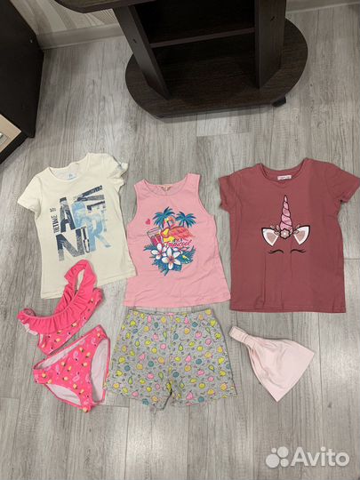 Детские вещи пакетом для девочек 134 140