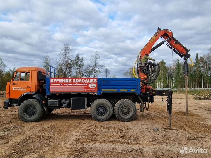 Бурение колодцев септиков машиной за 1 день