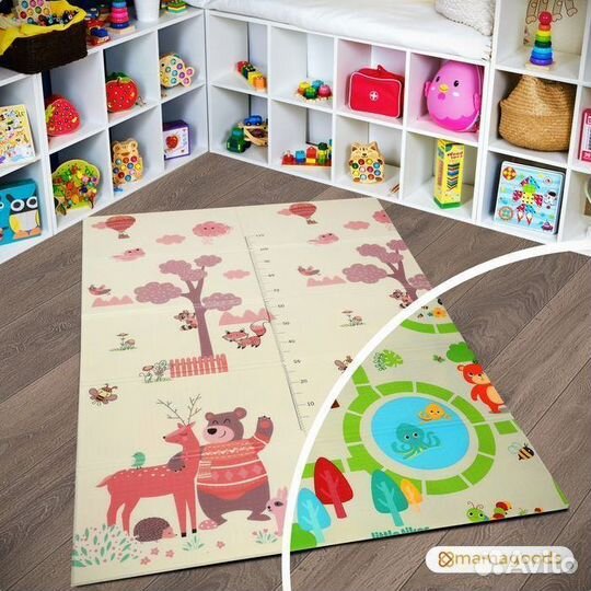 Детский коврик для ползания новый