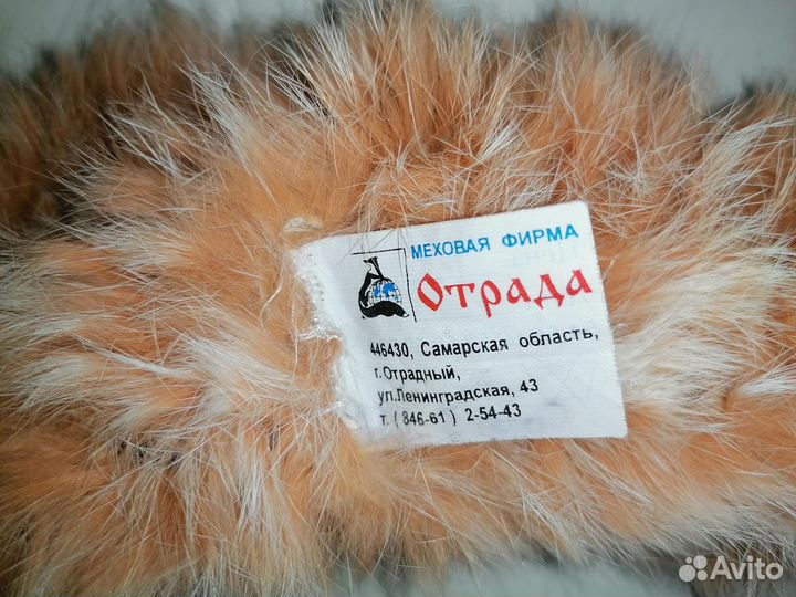 Меховой ободок, повязка из меха кролика
