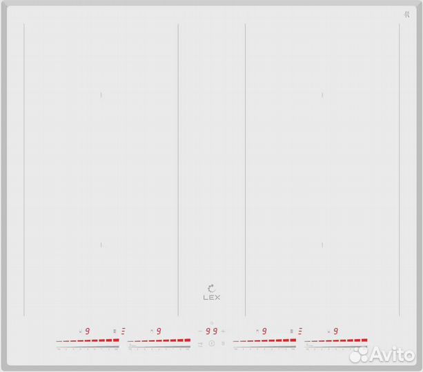 Индукционная варочная поверхность Lex EVI 641C WH