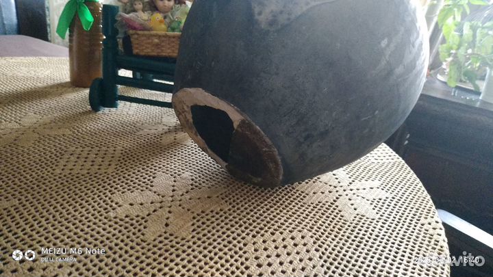 Старинная корчага 19 век и Глиняный Горшок
