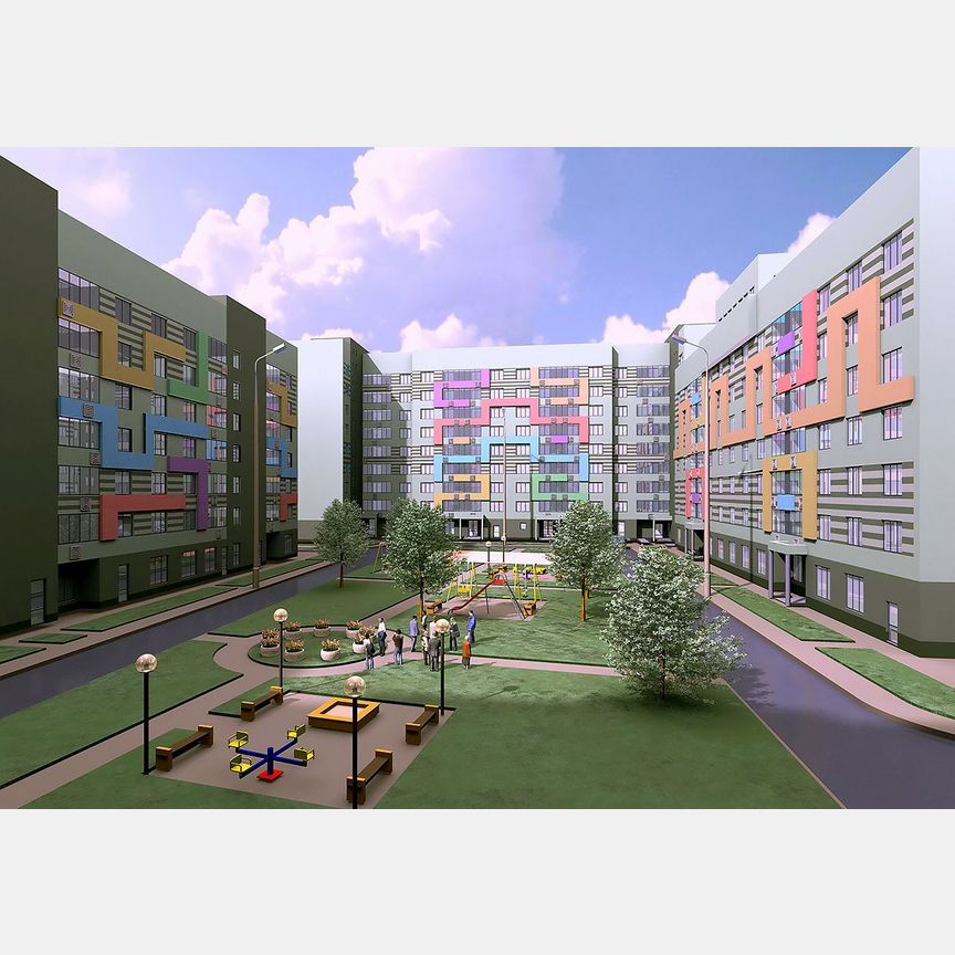 3-к. квартира, 85,9 м², 2/7 эт.