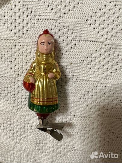 Елочные игрушки СССР на прищепке