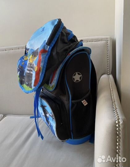 Рюкзак lego Sity с сумкой для обуви 1-4 классс