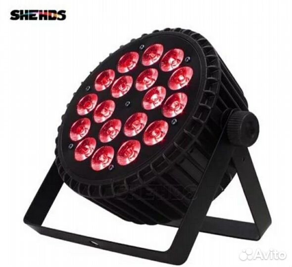 Led Par 18x18 rgbwau shehds dmx