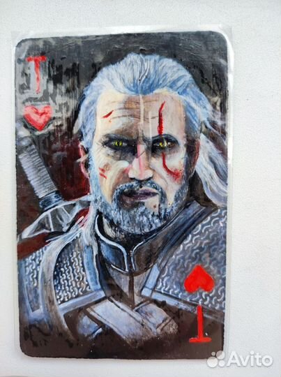 Кастомизированные игральные карты Ведьмак