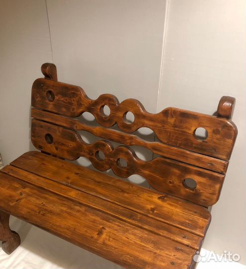 Лавка из дерева