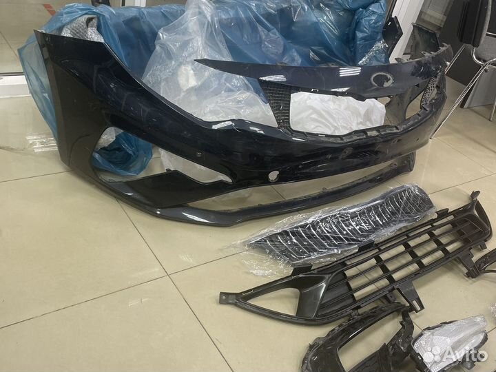 Передний бампер kia optima 4 рестайлинг в сборе