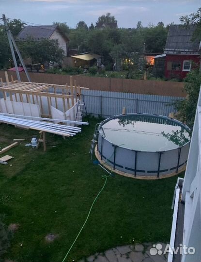 Каркасный бассейн 457 на 122см