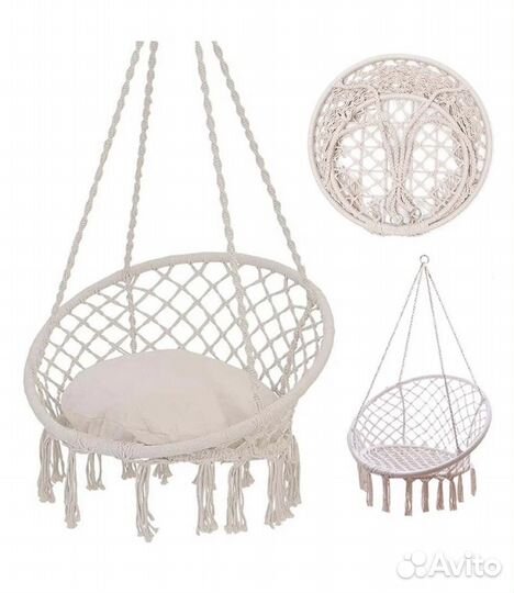 Подвесная качель с подушкой