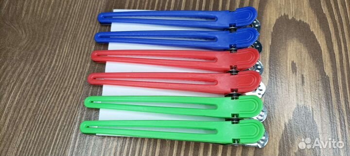 Набор зажимов для волос парикмахерских -6 штук