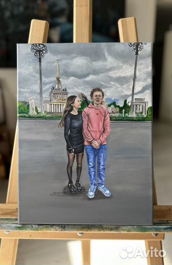 Художник эстетики и впечатлений; картина на заказ