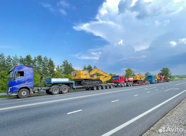 Перевозка негабаритных грузов, трал