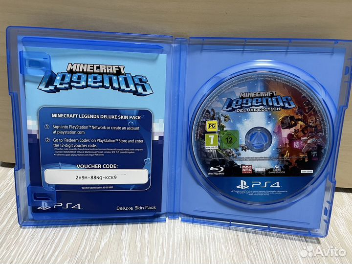 Minecraft legends ps4 диск