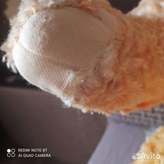 Старинный плюшевый медведь СССР