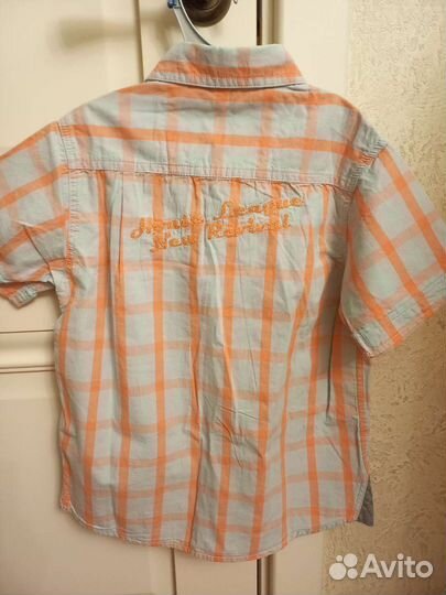 Новая фирменная летняя рубашка р.116