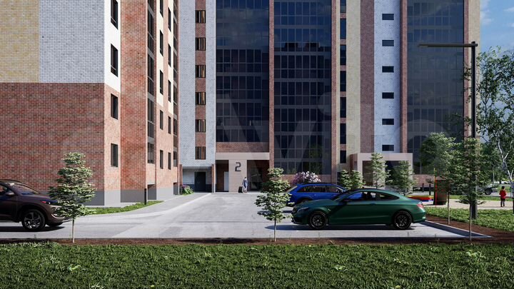 2-к. квартира, 63 м², 9/9 эт.