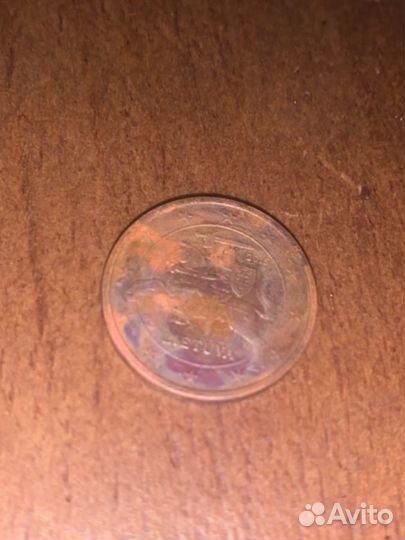 Монета 5 cent euro 2015г
