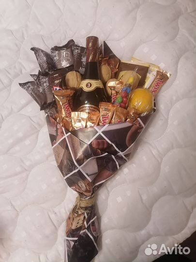 Составление сладких букетов