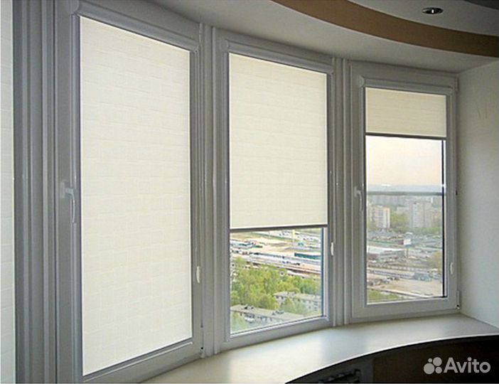 Рулонные шторы, жалюзи, шторы плиссе