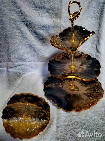 Фруктовница из эпоксидной смолы