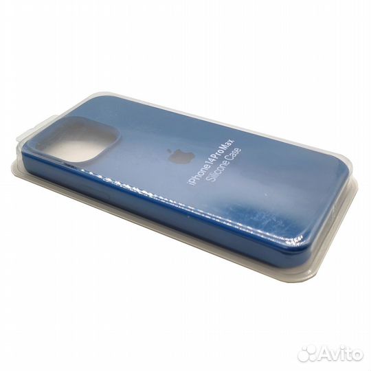 Чехол Apple iPhone14Pro Max накладка/силикон синий
