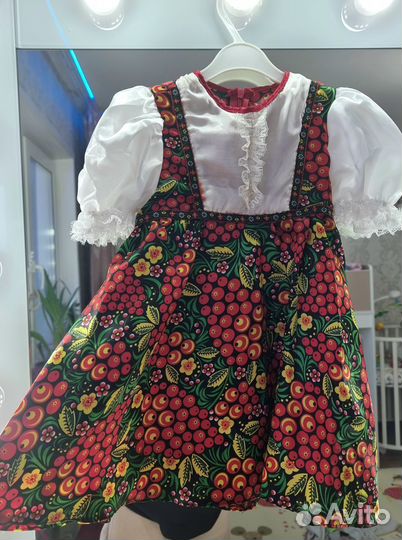 Новогодний костюм для девочки 92