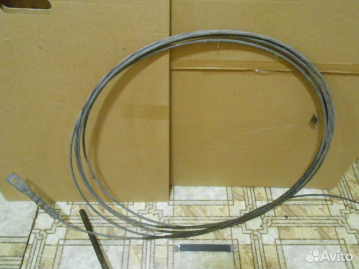 Трос 4.6-6.5 мм нерж 5-8-10м буксир чистка канализ