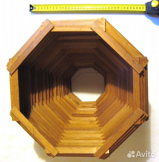 Абажур деревянный