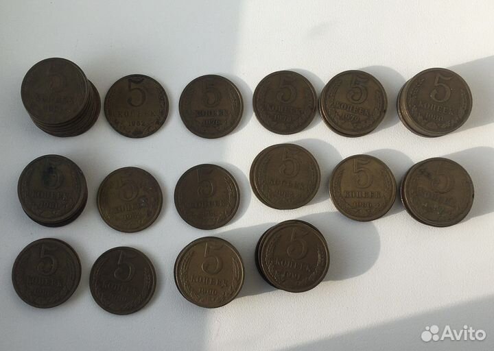 Монеты СССР 1,2,3,5,10,15,20 коп.Рубли1991-1993