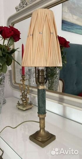 Лампа старинная настольная