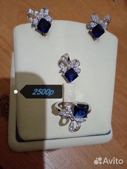 Серьги кольца серебро 925