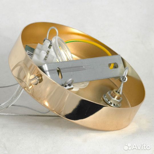 Люстра подвесная металл и стекло модерн