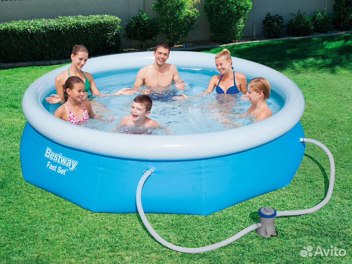 Надувной бассейн Bestway Fast Set Pools 305х76 см