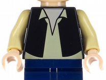 Минифигурка Lego Han Solo, Black Vest, Dark Blue