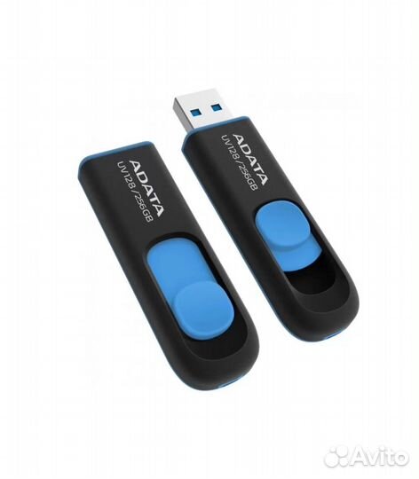 256 гб Флеш-накопитель adata DashDrive UV128 (AUV1